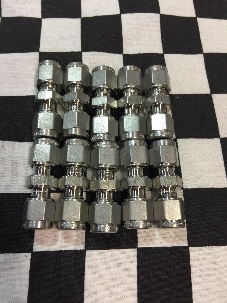 Lot Of 10, SWAGELOK UNION 4 mm, SS-4M0-6-4, SS-4MO-6, SS4M064, SHIPSAMEDAY#ZN2