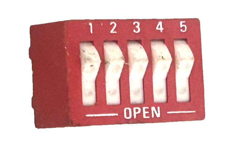 Grayhill 8420 6-Position DIP Switch Module 76SB05 Through-Hole PCB Lot of 24