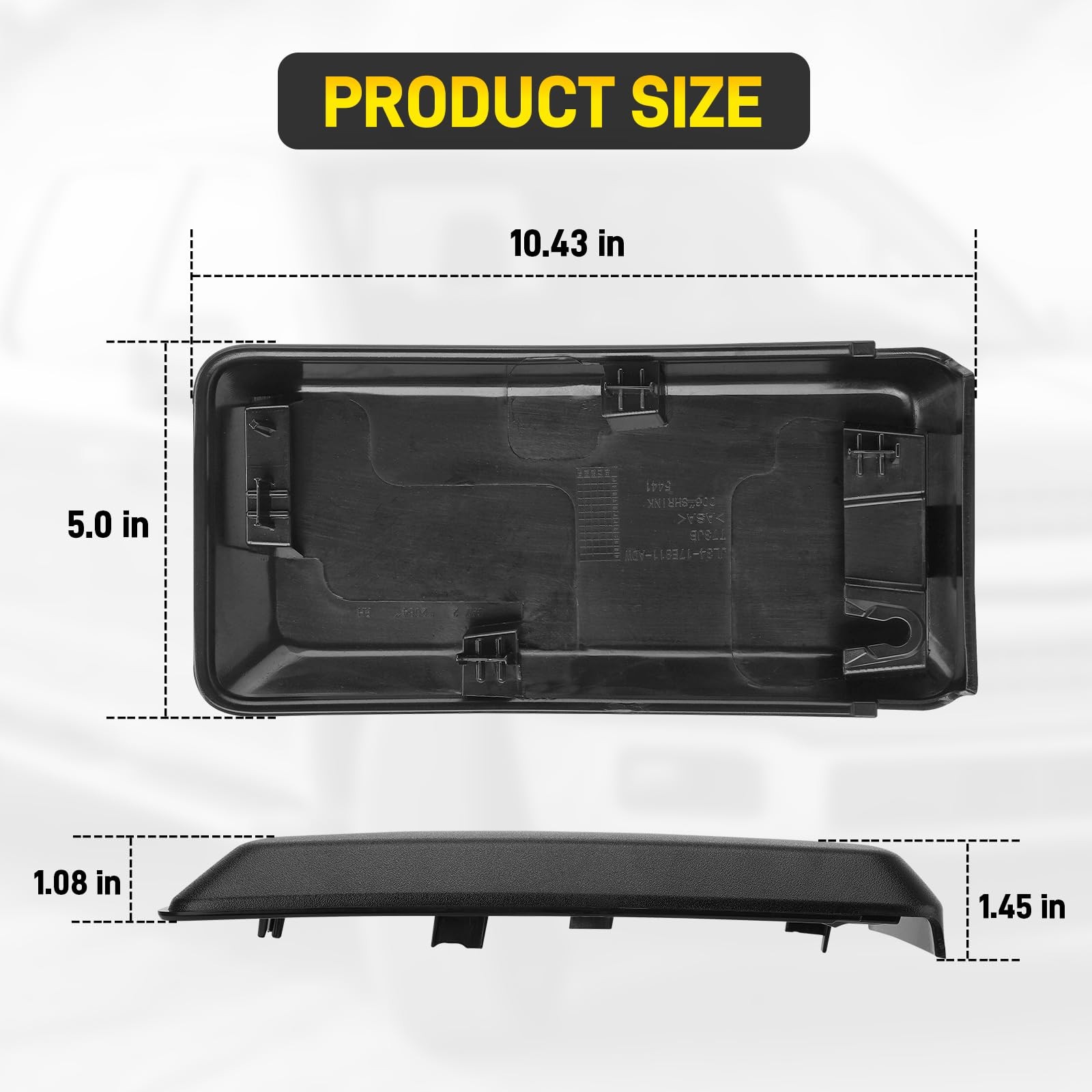Front Bumper Guard Pads Compatible with Ford F-150 F150 2018-2020, Replace JL…