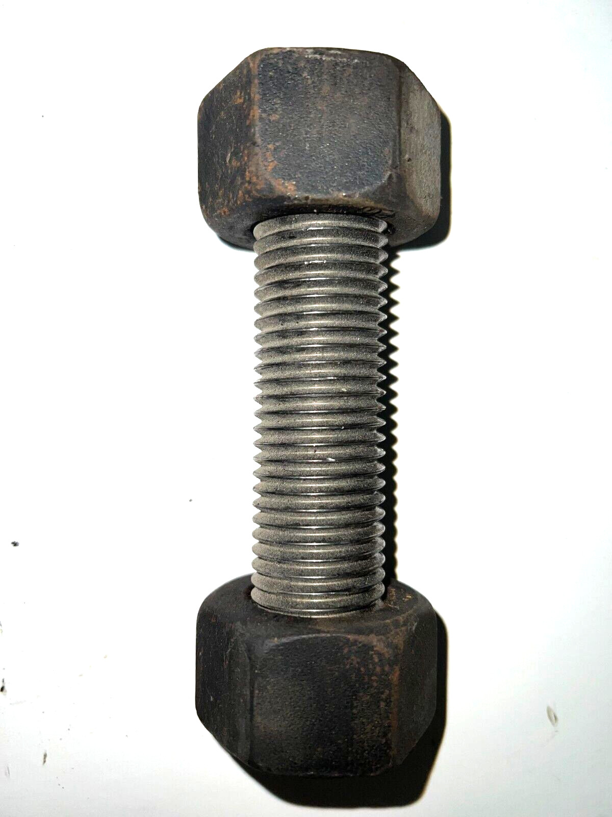 ALLOY STEEL ALL THREAD ROD B7 GRADE 1-1/8″-8 X 5-1/4″ SIZE W/ NUTS LOT OF 6**