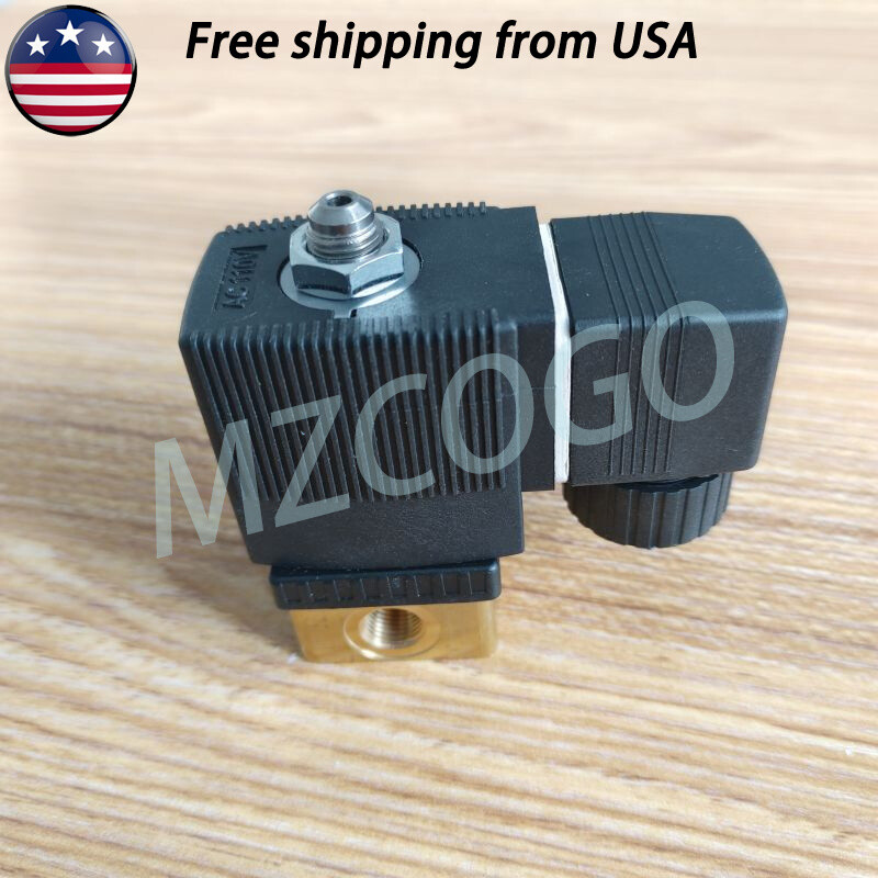 AC110V 120V G1/8 232PSI Solenoid Valve 54774302 Fits For Screw Air Compressor
