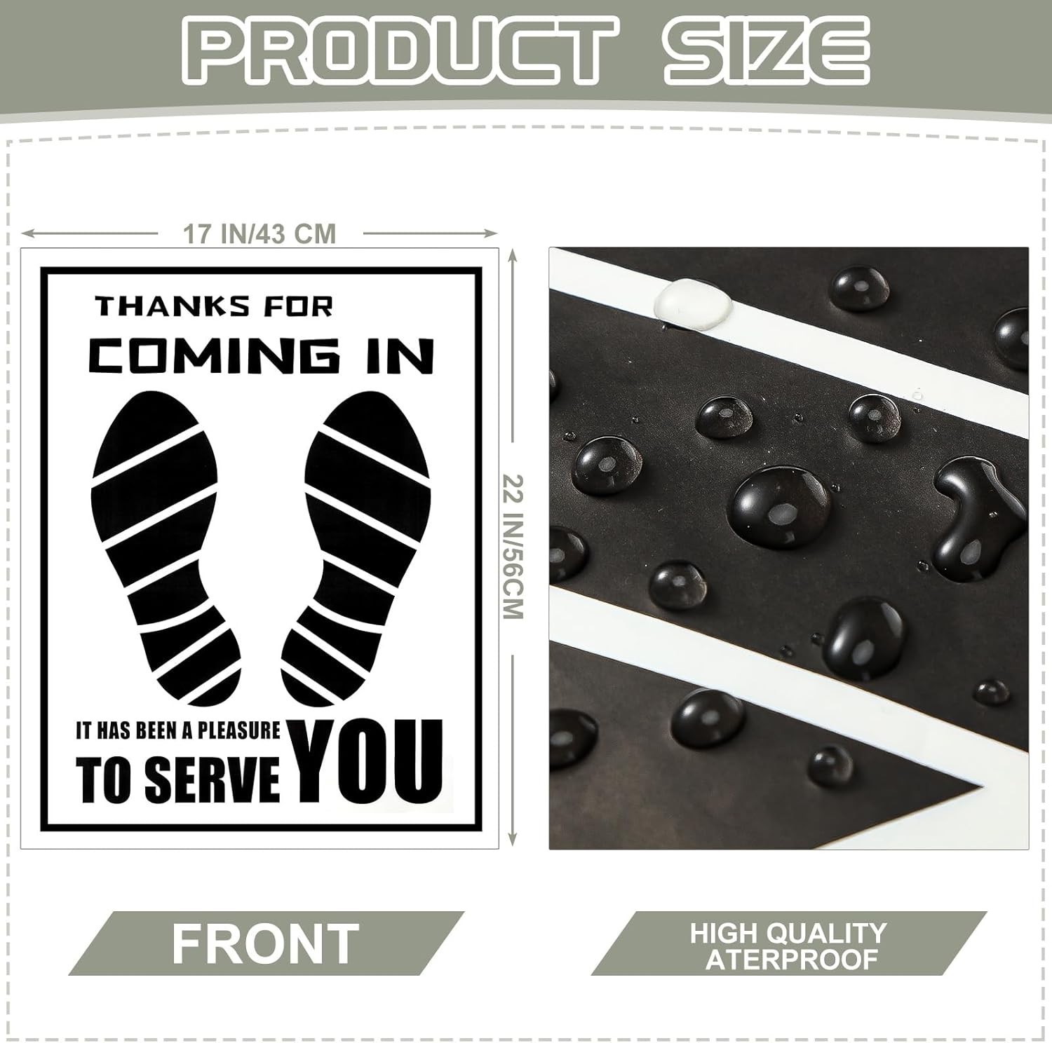 500x Car Floor Mats Plastic Coated Disposable Paper Protective Dealer Garage
