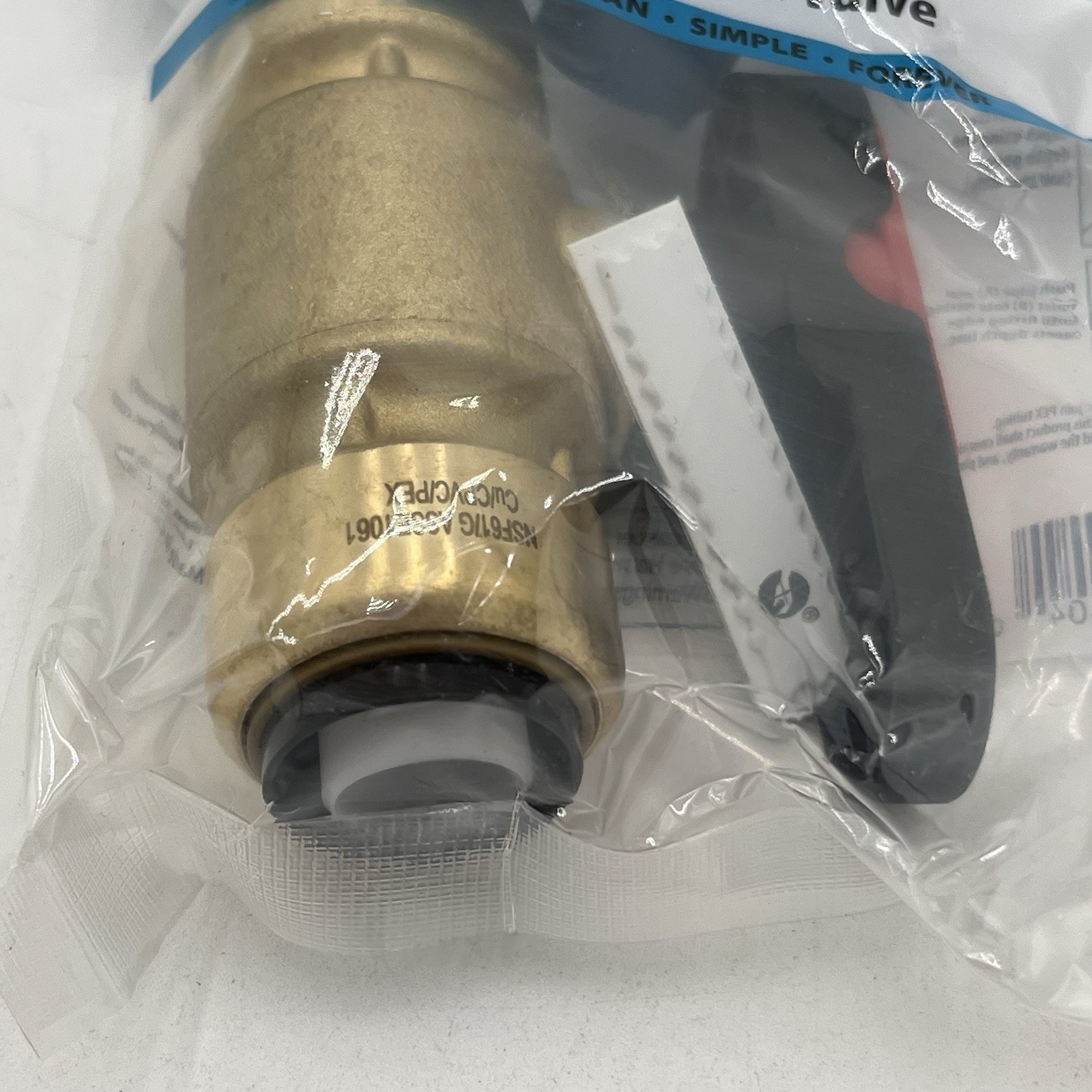 NEW!! Tectite 3/4 in. Brass Push-To-Connect Compact Locking Ball Valve FSBBV34TX