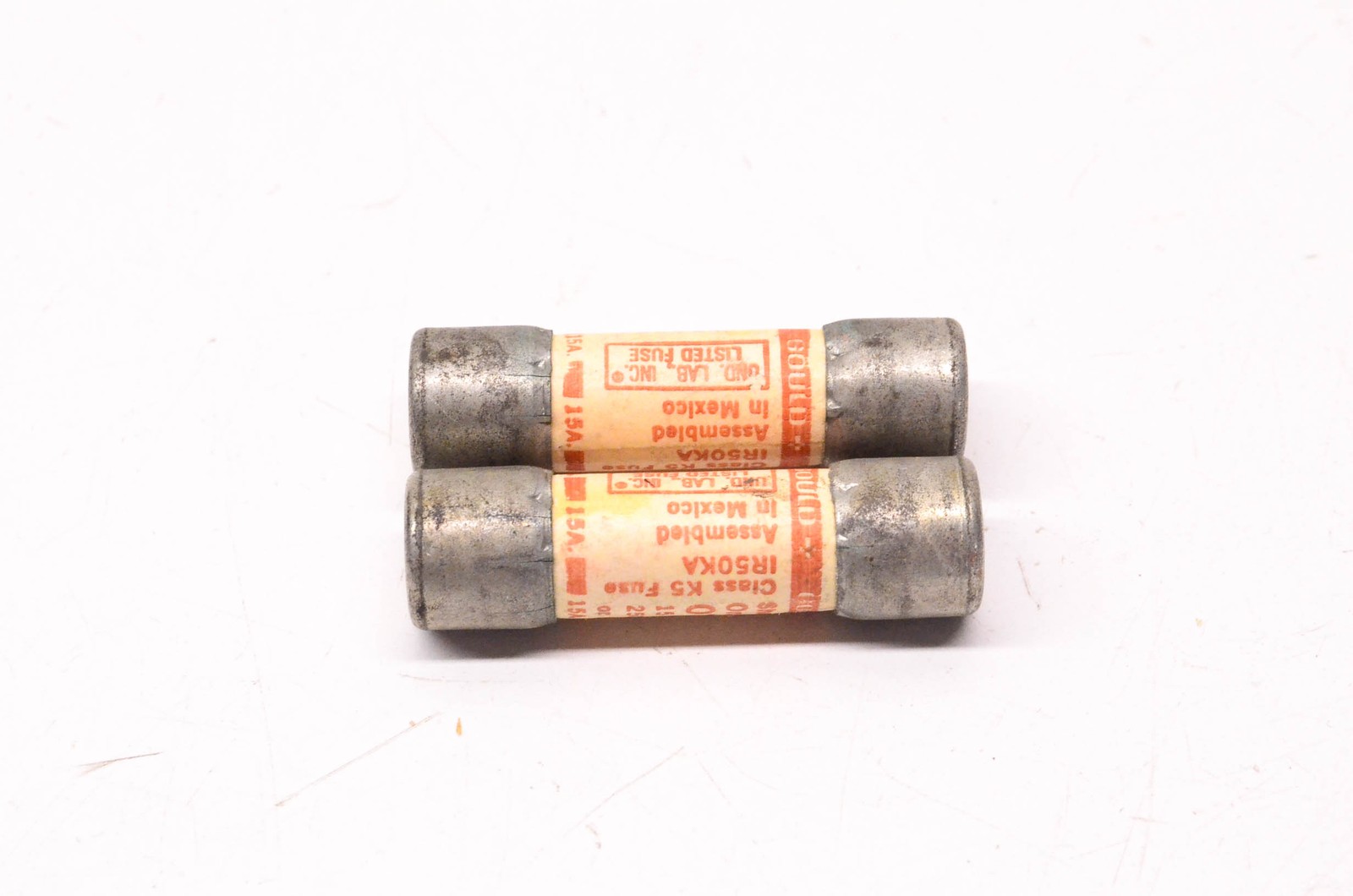 Gould Shawmut OT15 250 Volt AC 15 Amp Fuse Qty 2 NOS
