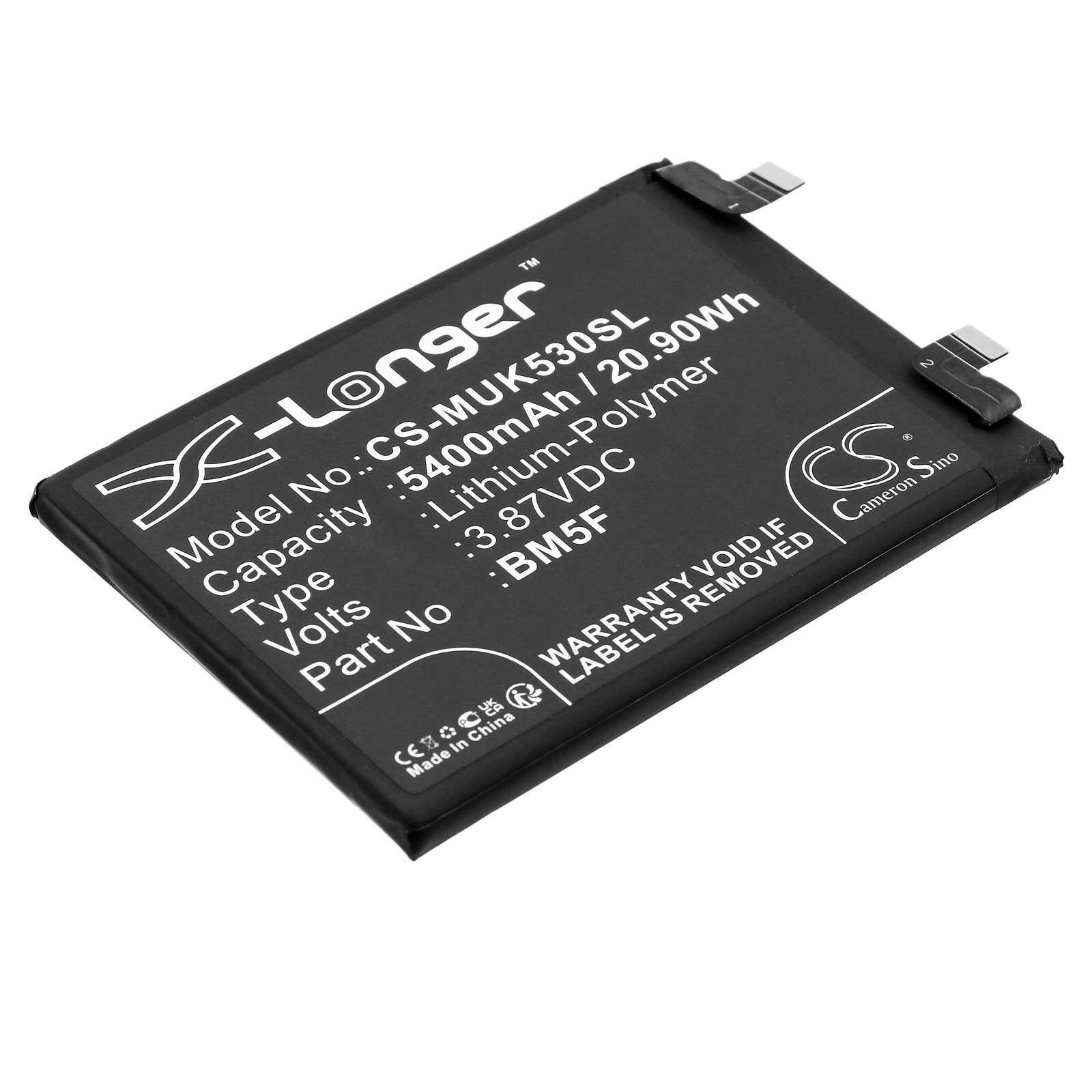 BATTERIE 5400mAh Type BM5F For Redmi K50, K50 5G, 22041211AC