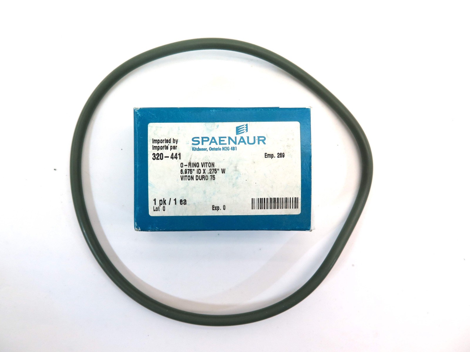 Spaenaur 320-441 O-Ring Viton Duro 75 6.975″ ID X .275″ W