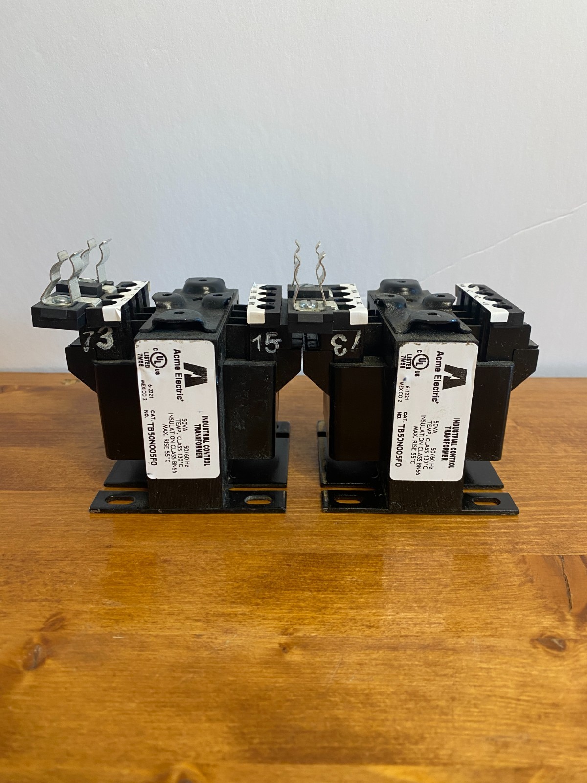ACME Electric TB50N005F0 Control Transformer 50VA – Lot of 2
