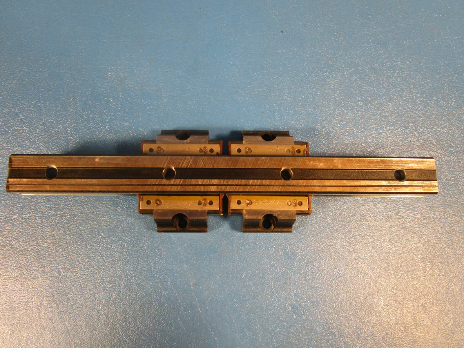 THK, SR20SB2SS + 220L, Two SR20SB Linear Guide Blocks on a 220mm Rail