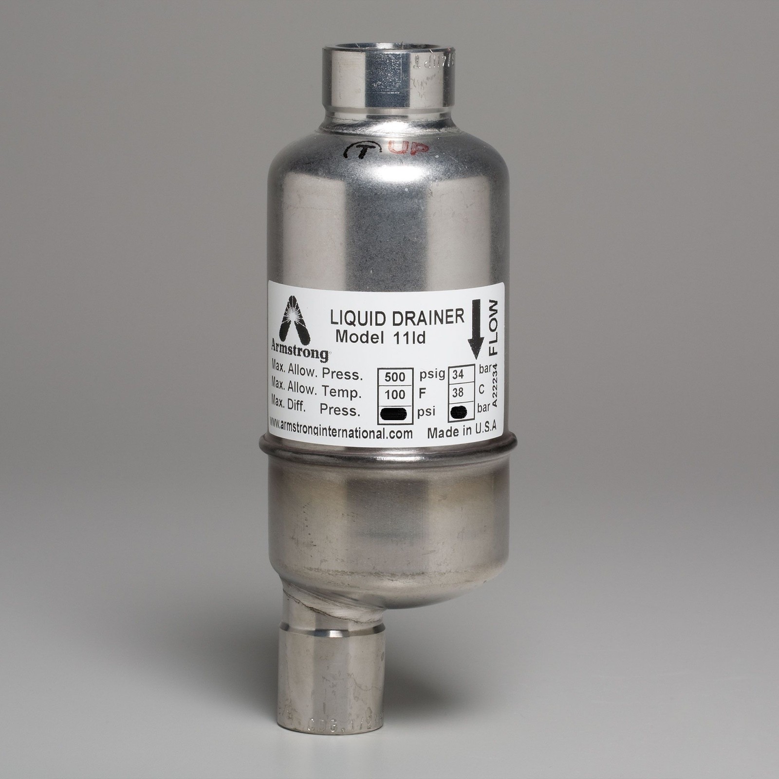Armstrong C3510-5 3/4″ NPT SS Liquid Drainer 264 PSI