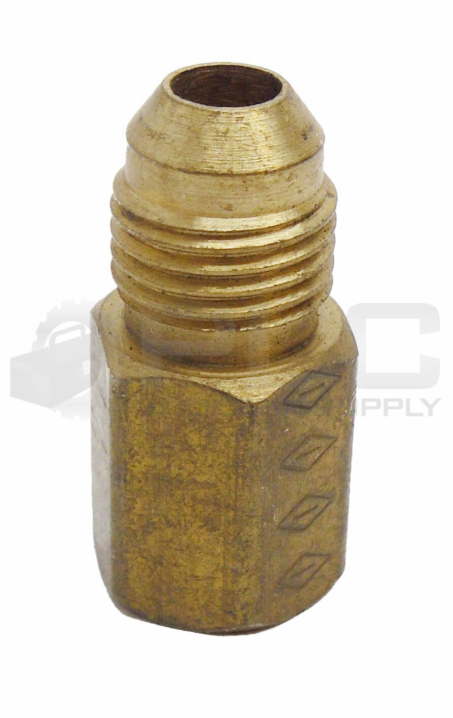 LOT OF 13 NEW 5/16″ ID X 1/2″ OD MALE FLARE FITTINGS BRASS
