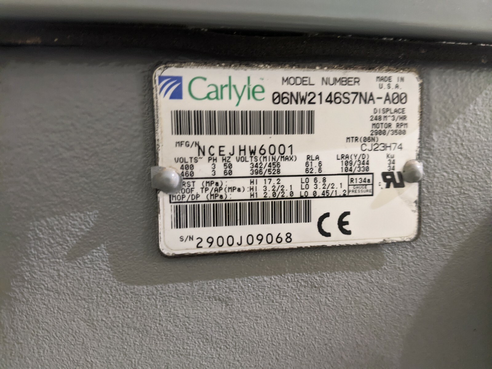 Carrier Ecologic Chiller water cooled chiller 30HXC086RY-630