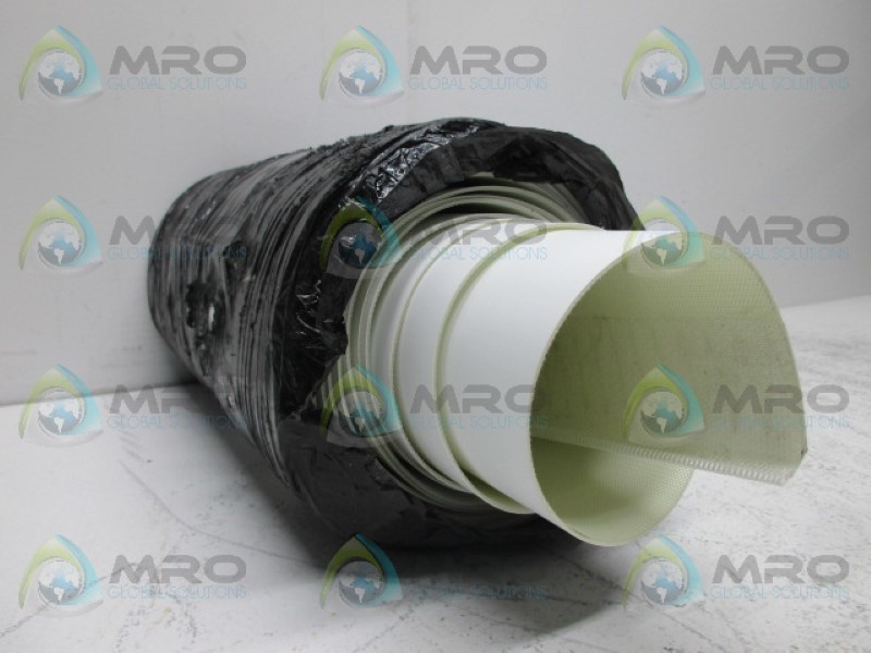 L.M.ROBBINS E8/2UO/U2 WHITE FDA A4″W 20FT 6IN CONVEYOR BELT NSNP