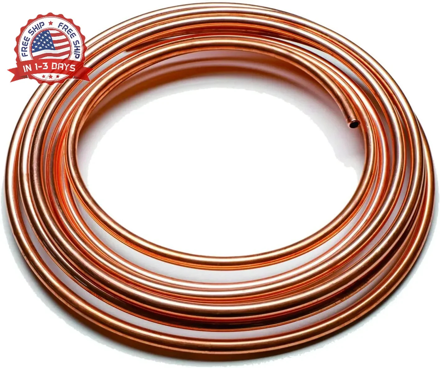 MuHize Brake Line Tubing Kit 1/4 inch 25 Feet Copper Coated Steel – Flexible Fue