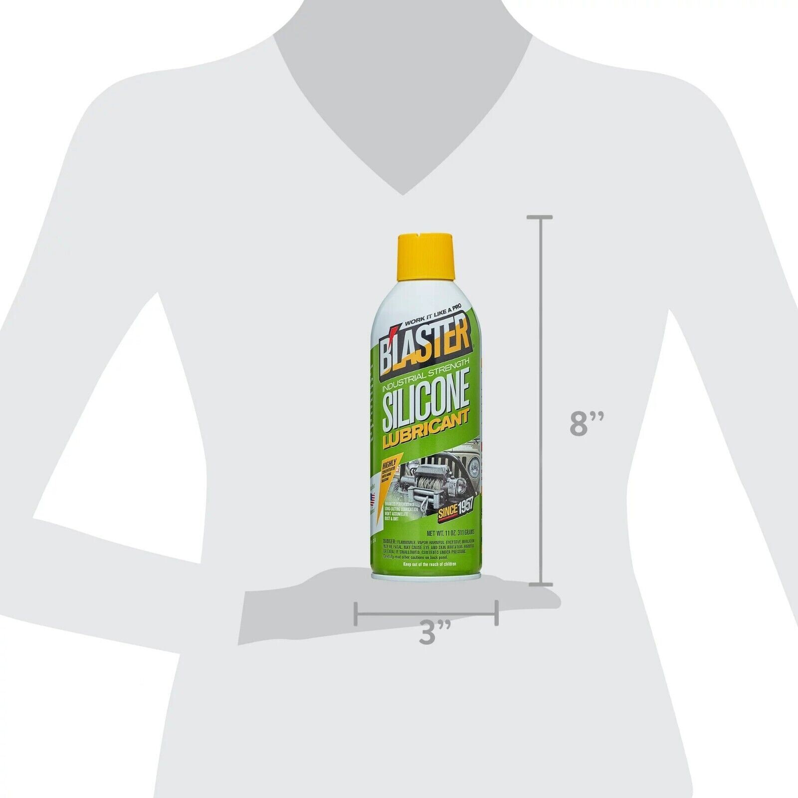 Blaster Industrial Strength Silicone Lubricant – 11 Oz.