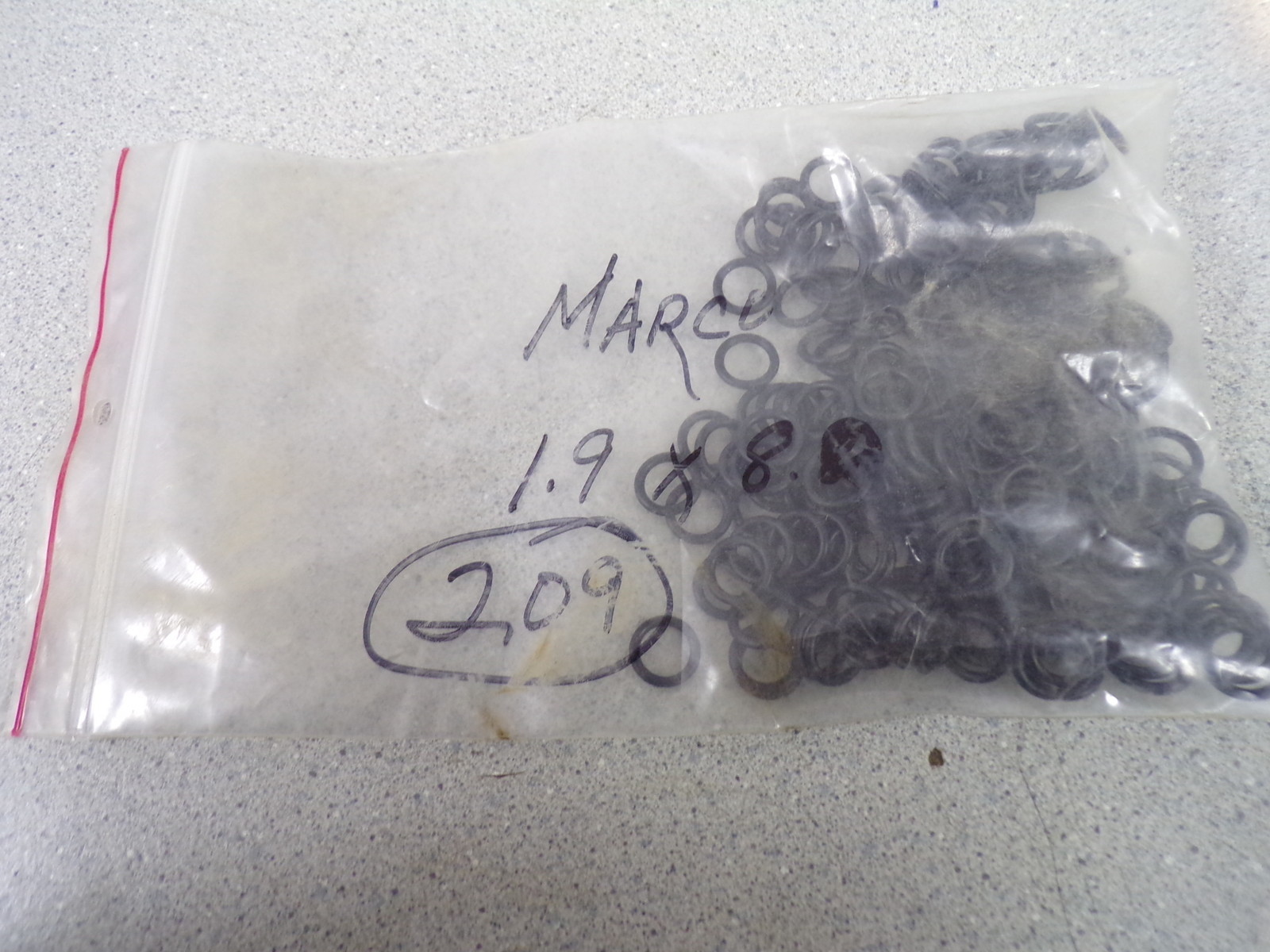 NEW Marco Plastic Rings 1.9-x8.0 Bag of 209 *FREE SHIPPING*