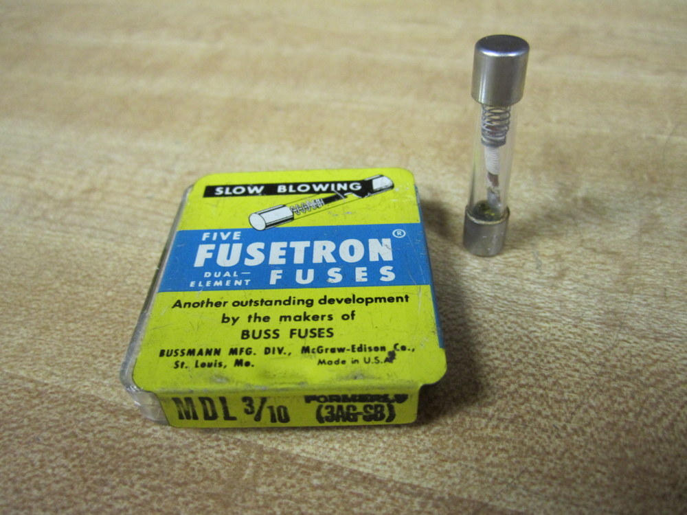 Bussmann MDL-3/10 Buss Fuse Cross Ref 6F024 Spring Element (Pack of 10)