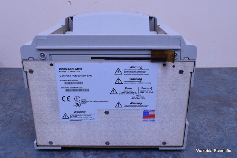 AB APPLIED BIOSYSTEMS GENEAMP PCR SYSTEM 9700 WITH 96 WELL BLOCK N8050200