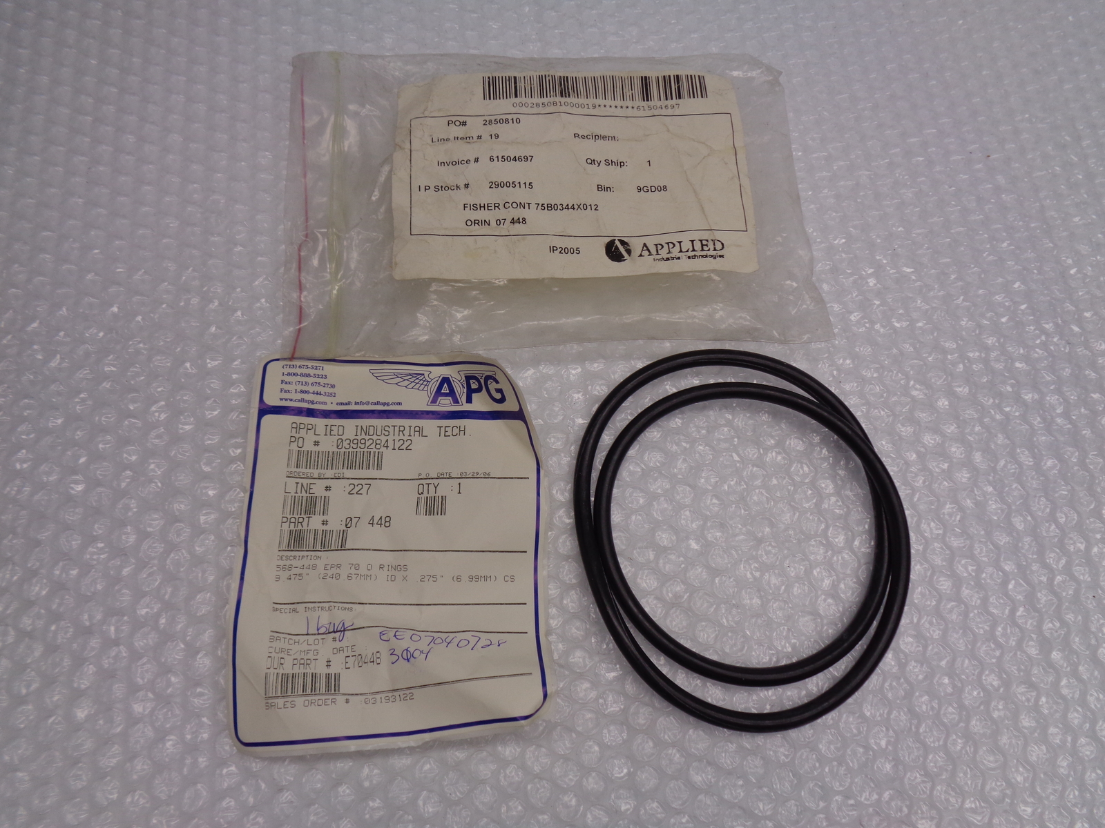 APPLIED INDUSTRIAL TECHNOLOGIES 568-448 O-RING NSMP