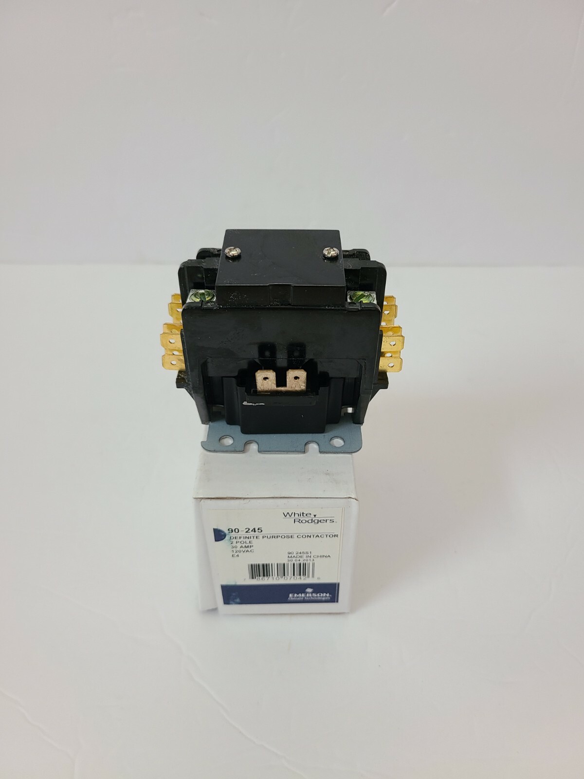 WHITE RODGERS 90-245 Definite Purpose Contactor 2-Pole 30amp 120vac