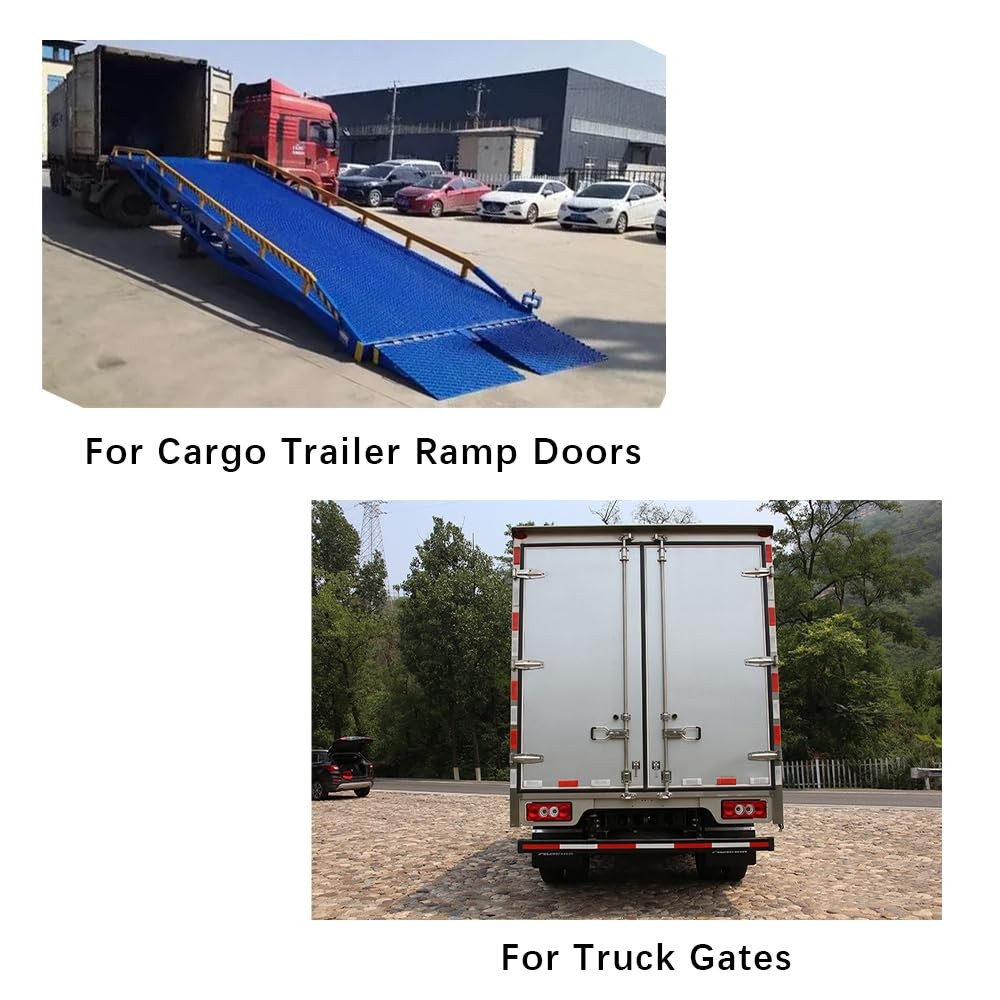 2PCS Trailer Ramp Door Bumper, Bumper Stops, Rubber Bumpers for Trailer, 2.5″…