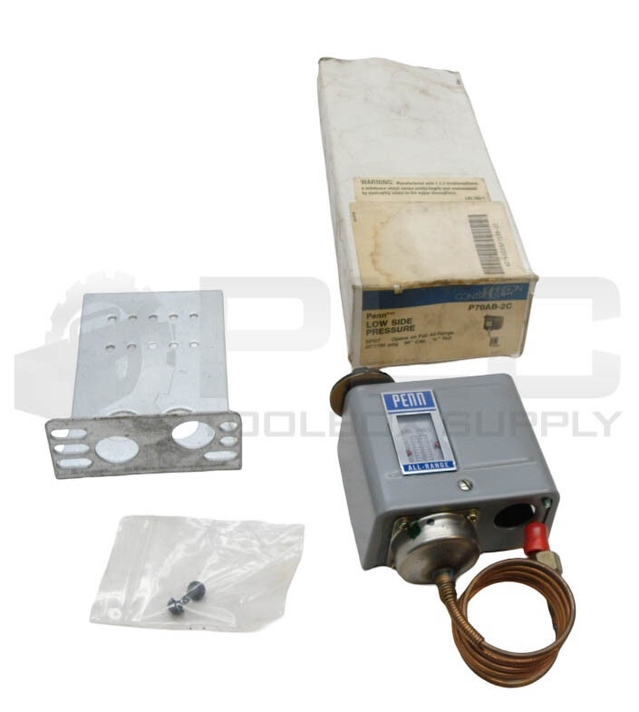 NEW JOHNSON CONTROLS P70AB-2C LOW SIDE PRESSURE GAUGE 20″ / 100PSIG *READ*