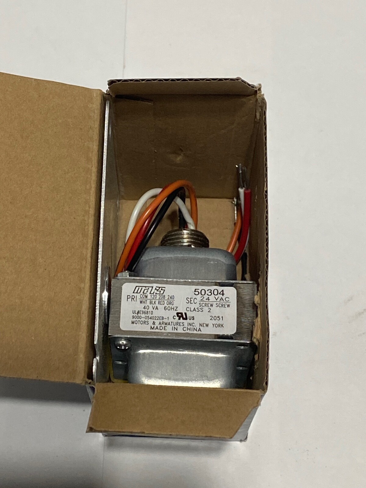 NEW Mars 40VA 120/208/240V TO 24V 3WAY Transformer New in Box