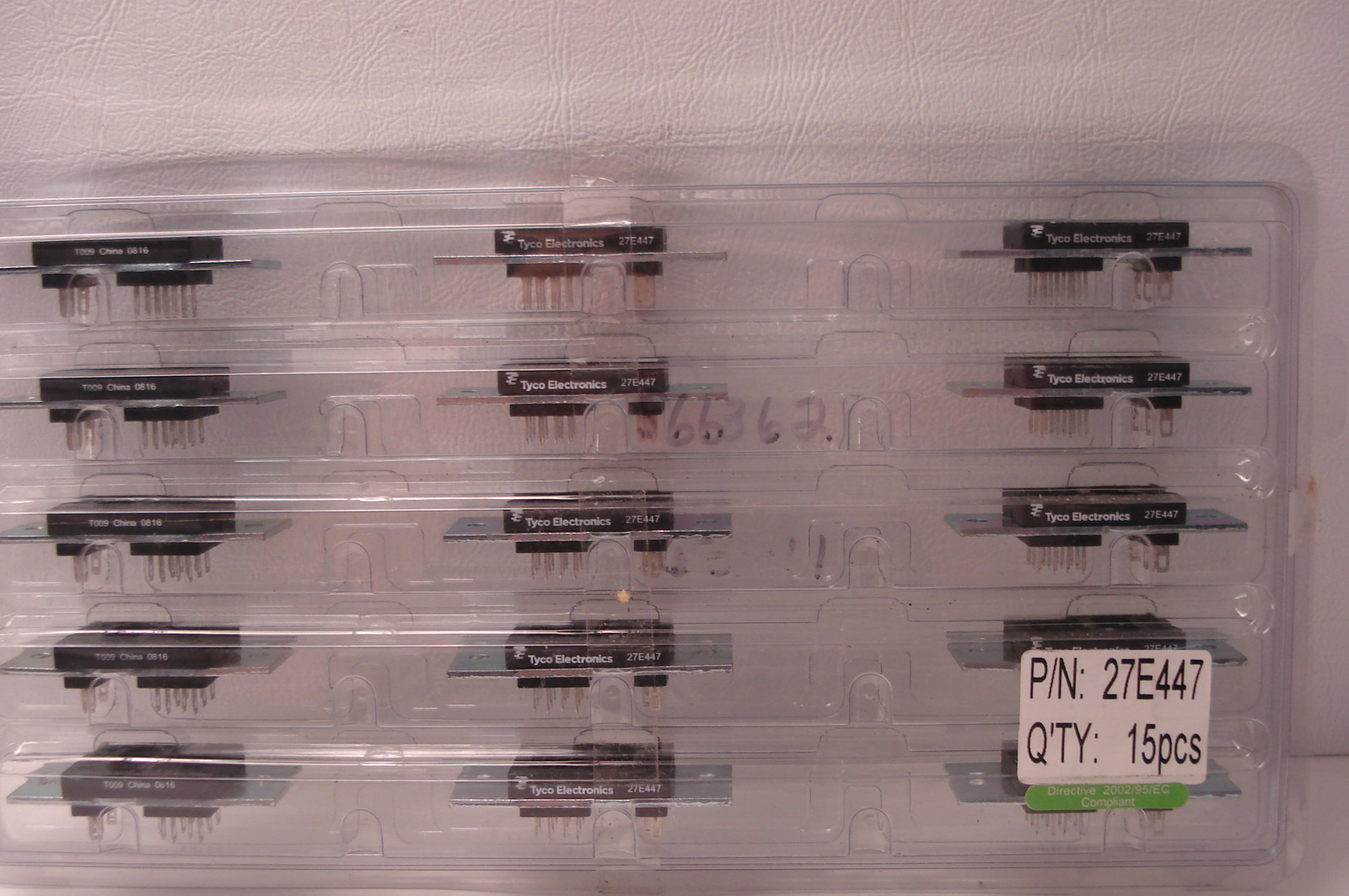 NEW TYCO ELECTRONICS 27E447 RELAY QTY: 15
