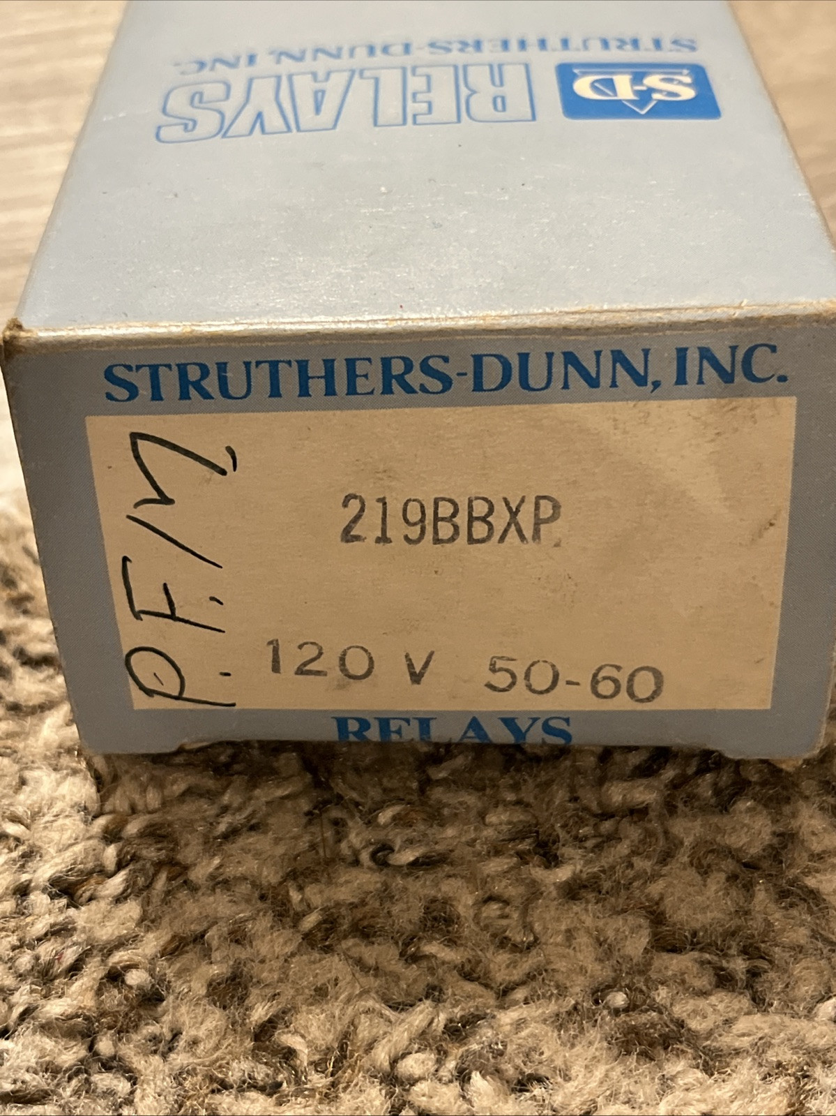 STRUTHERS DUNN 219BBXP 115-125VDC
