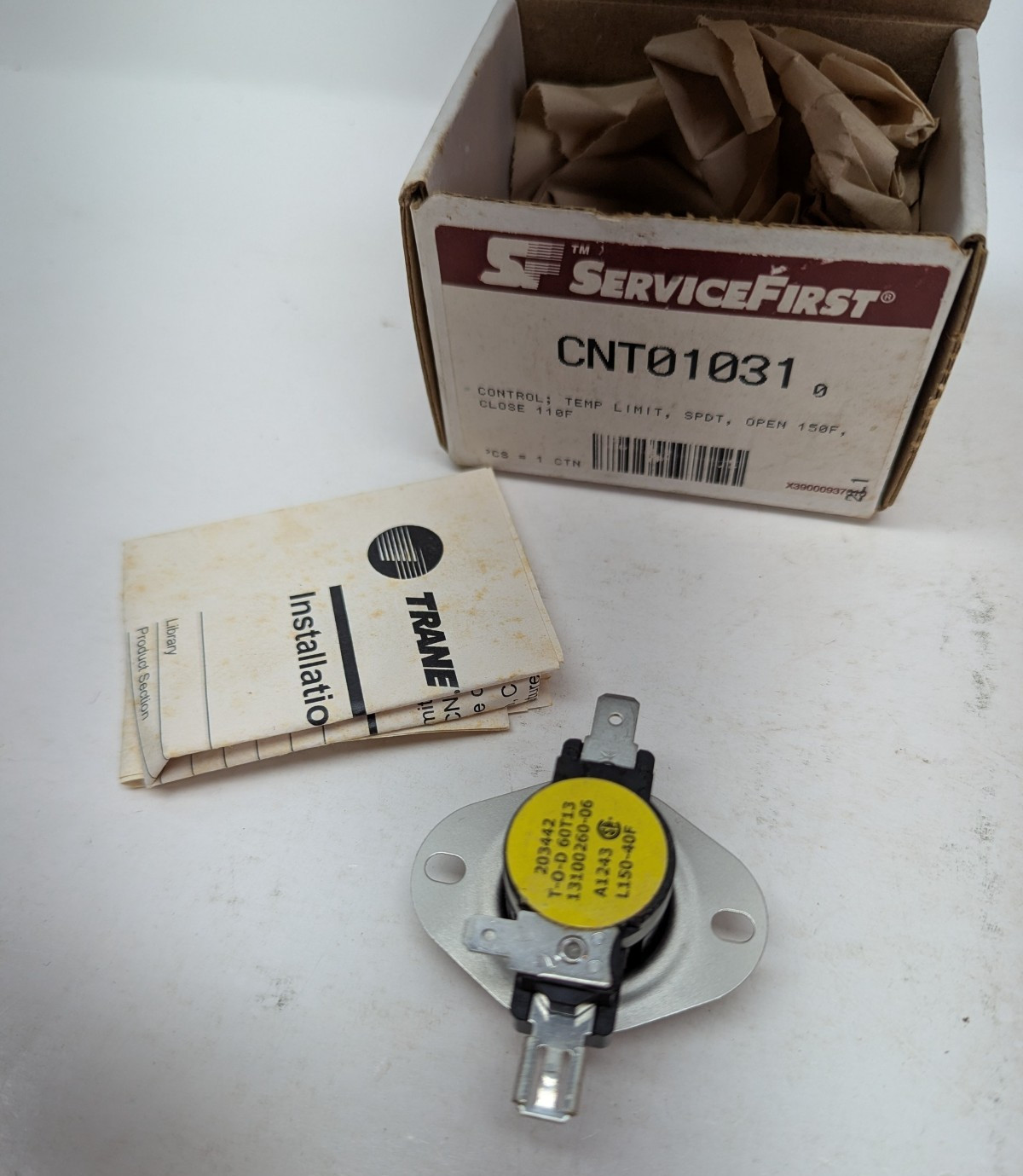Service First CNT01031 Control Temp Limit SPT Open 150F Close 110F w/ Box Manual
