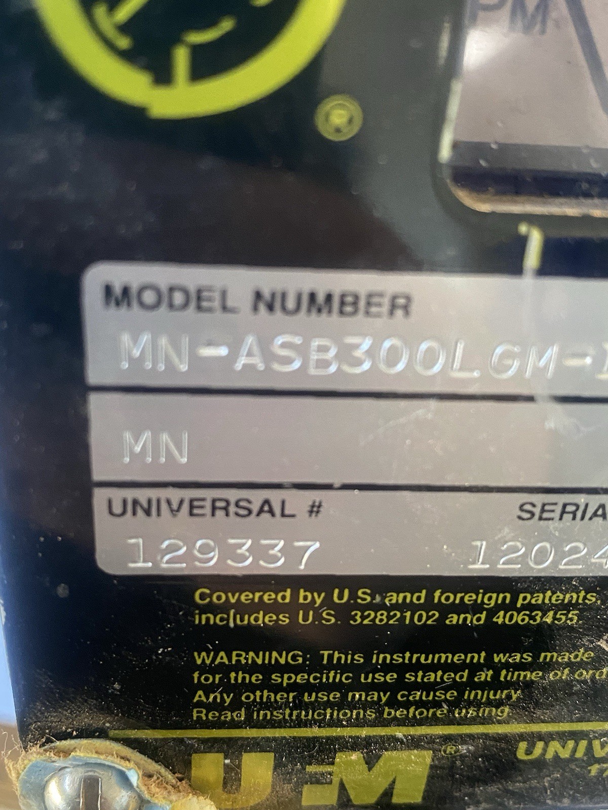 Universa Flow Monitor MN-ASB-300LGM-12-300V.9-A2XL-C-E-Z67 Type 4X 129337