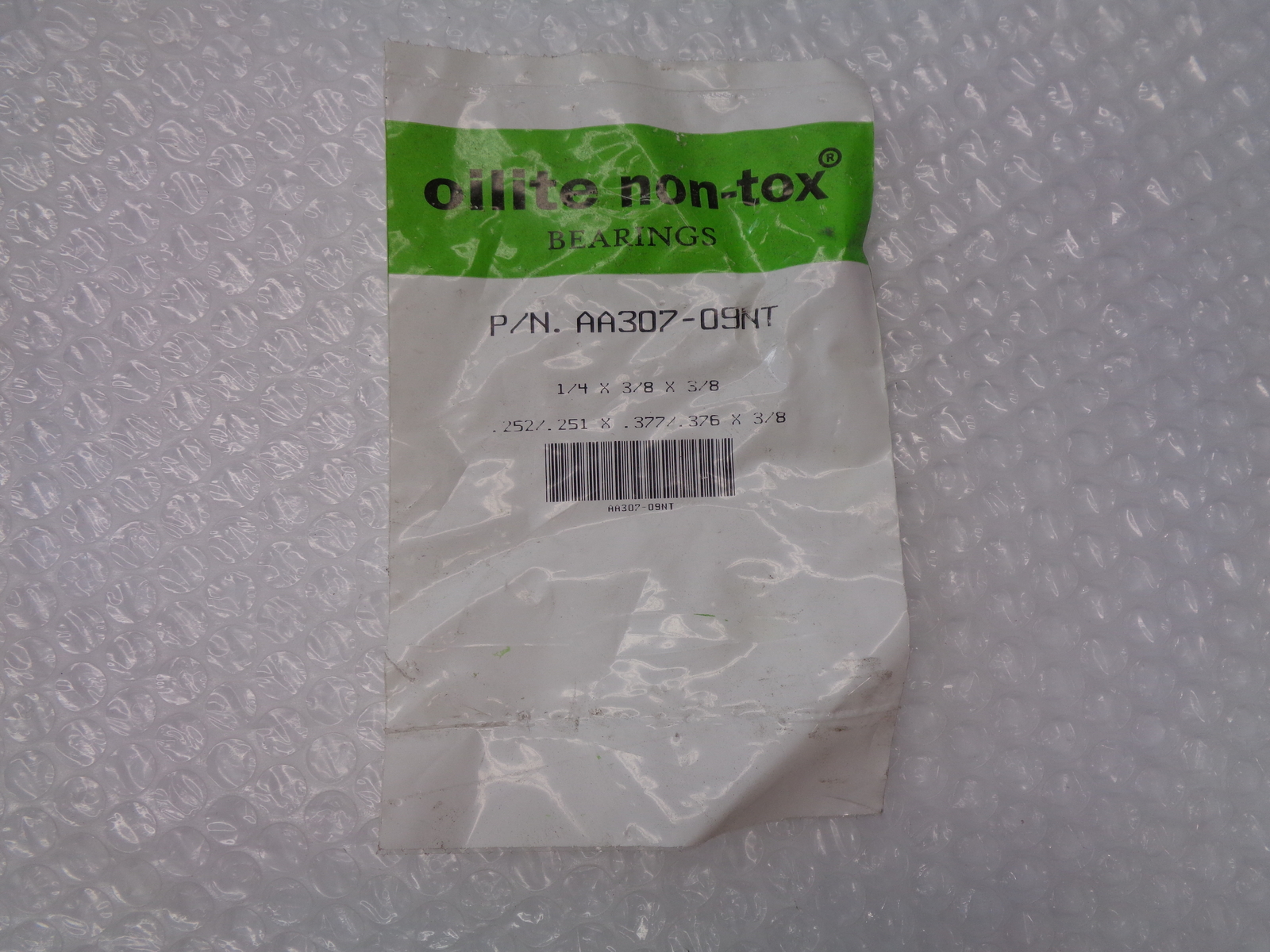 OILITE NON-TOX AA307-09NT BEARING NSMP