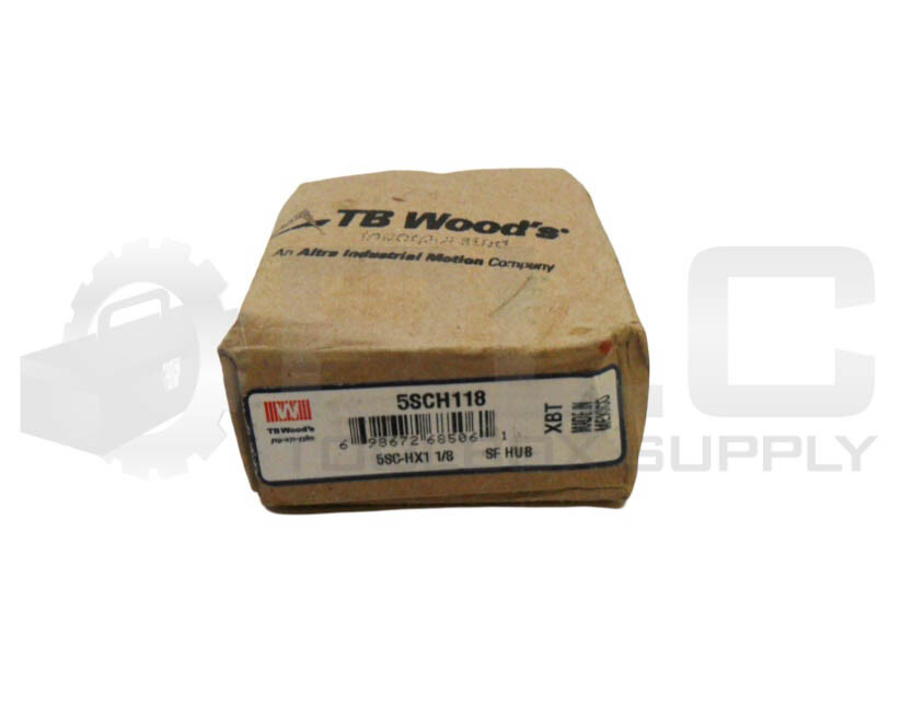 SEALED NEW TB WOODS 5SCH118 SPACER HUB 1-1/8″ BORE 5SC-HX1 1/8 *READ*