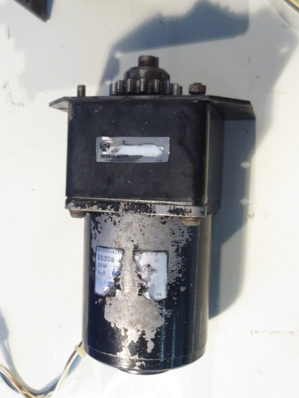 BROTHER CNC TAPPING CENTER ORIENTAL MOTOR REVERSIBLE MOTOR E0508-4