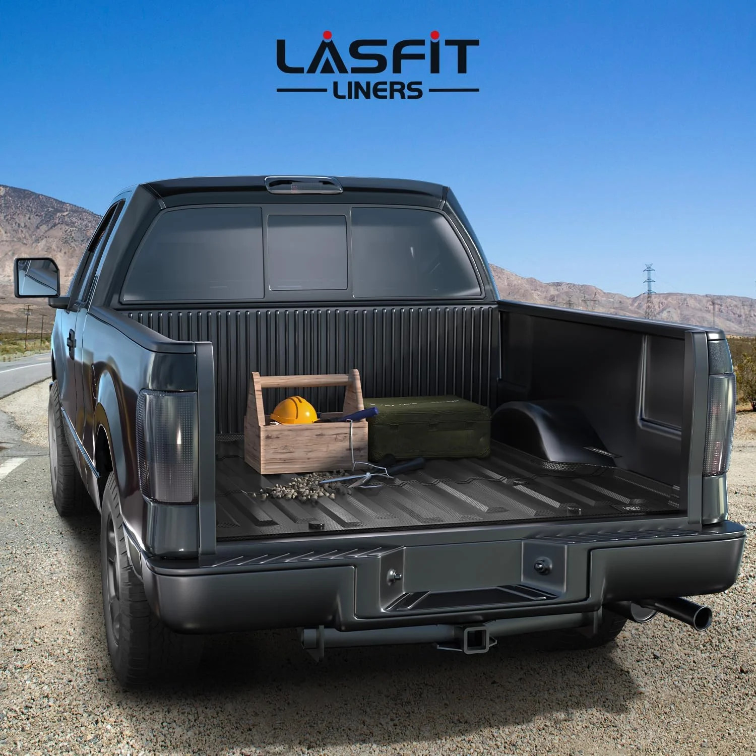 LASFIT 5.5FT Bed Mat Fit for Ford F-150 2004-2014 | Lincoln Mark LT 2006-2008 67