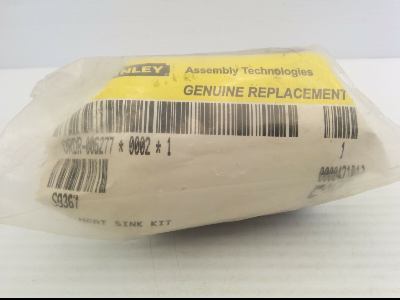STANLEY E30 HEAT SINK KIT, E25B. S9367, NIB