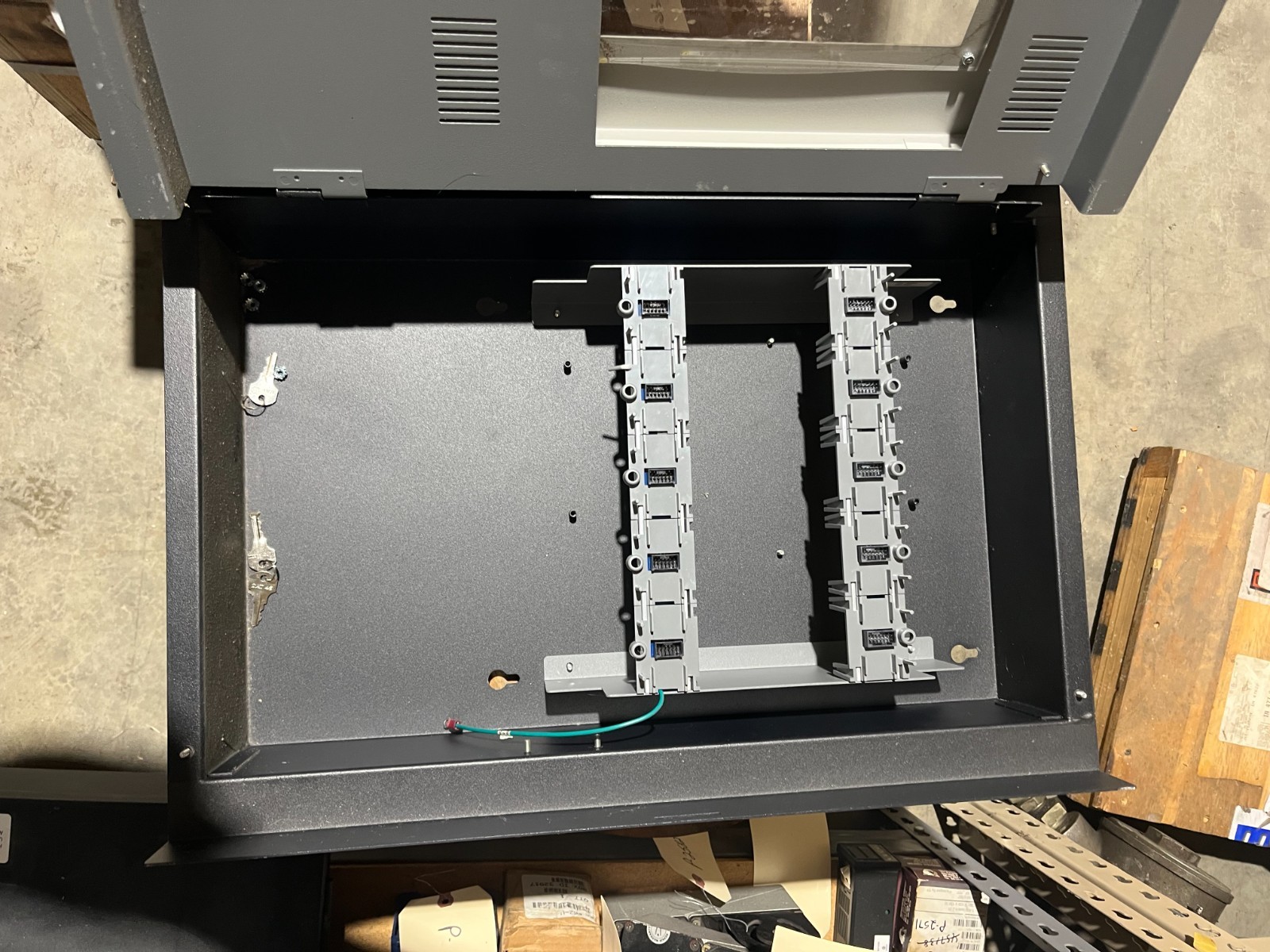 🔥EST3 COMMERCIAL FIRE ALARM SECURITY EMERGENCY PANEL CONTROL CABINET 3-CAB5