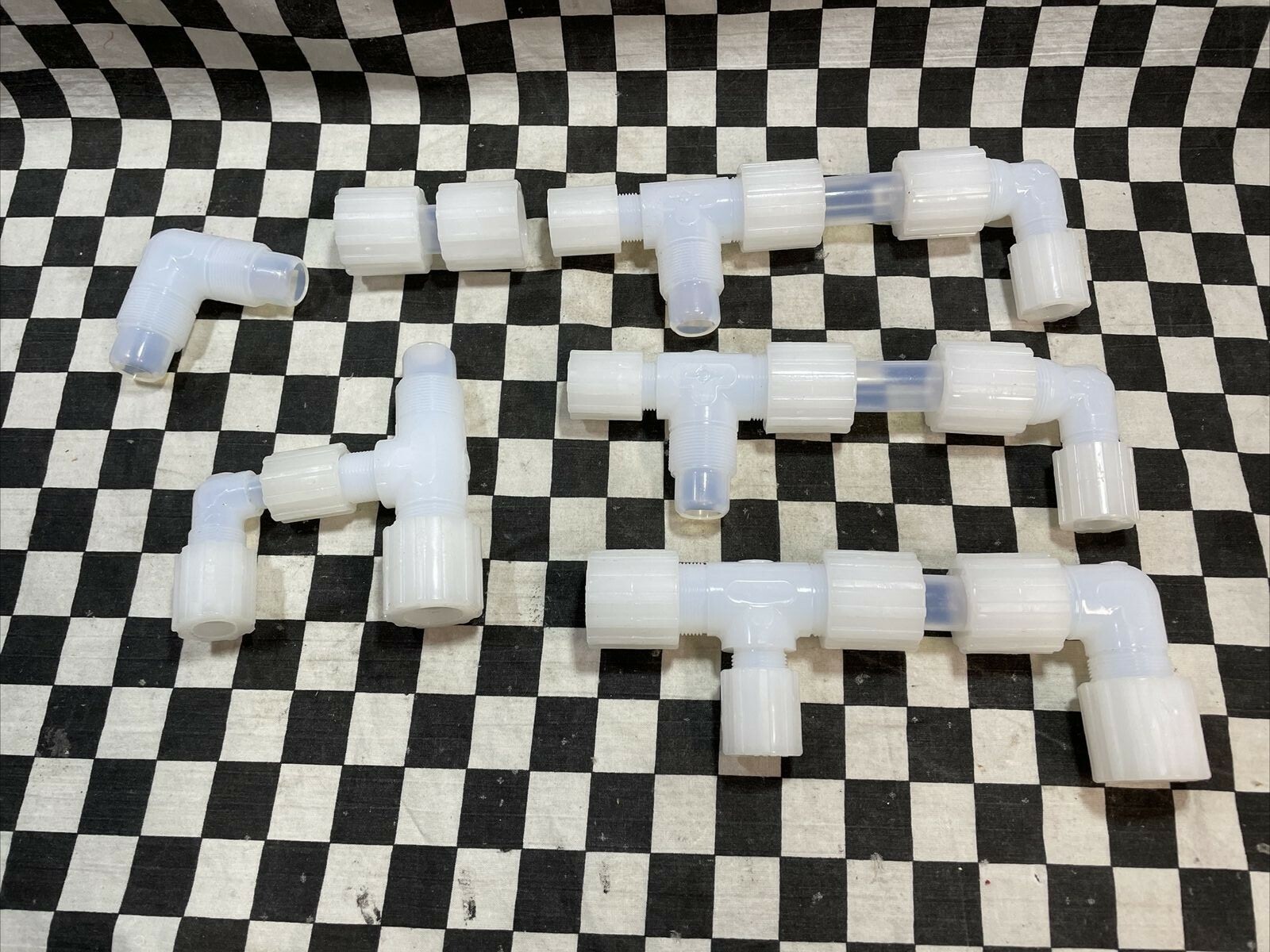 Entegris Flaretek PFA ELBOW TEE UNION 1/2″ & 3/4″, BIG LOT, SHIPSAMEDAY#137GT