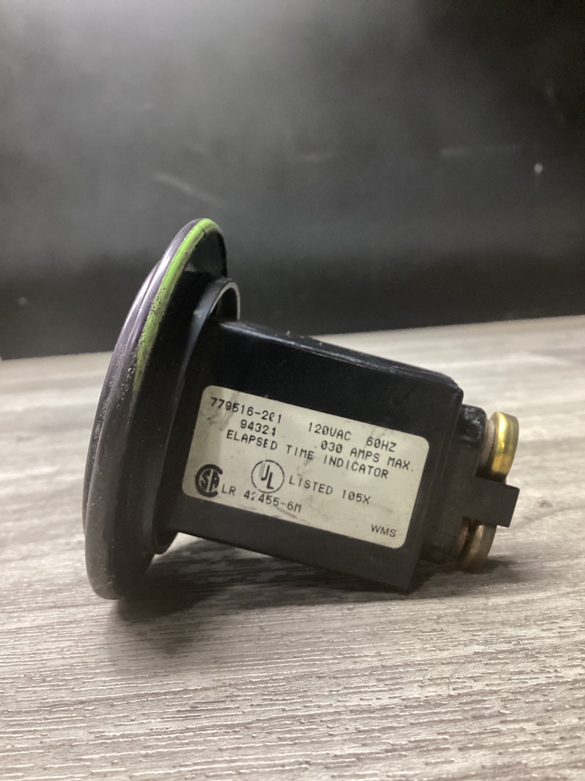Veeder-Root Elapsed Time Indicator 779516-201 120V 60Hz 0.030A #100N48