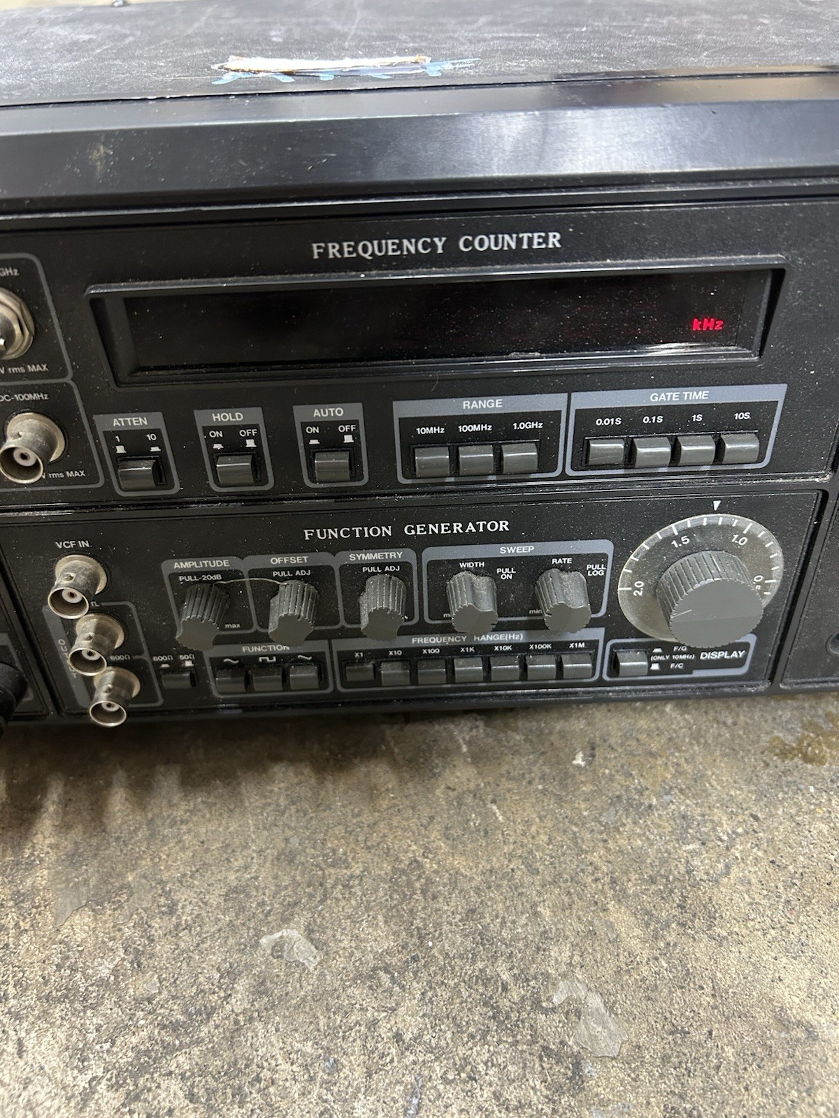 MAXCOM MX-9300 FOUR IN ONE FREQUENCY COUNTER DIGITAL MULTIMETER SEE PICS
