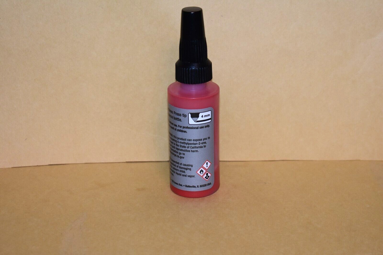 Metal Head Red 4mm Paint Marker 2 Oz Metal Marking Auto Salvage Concrete Craft
