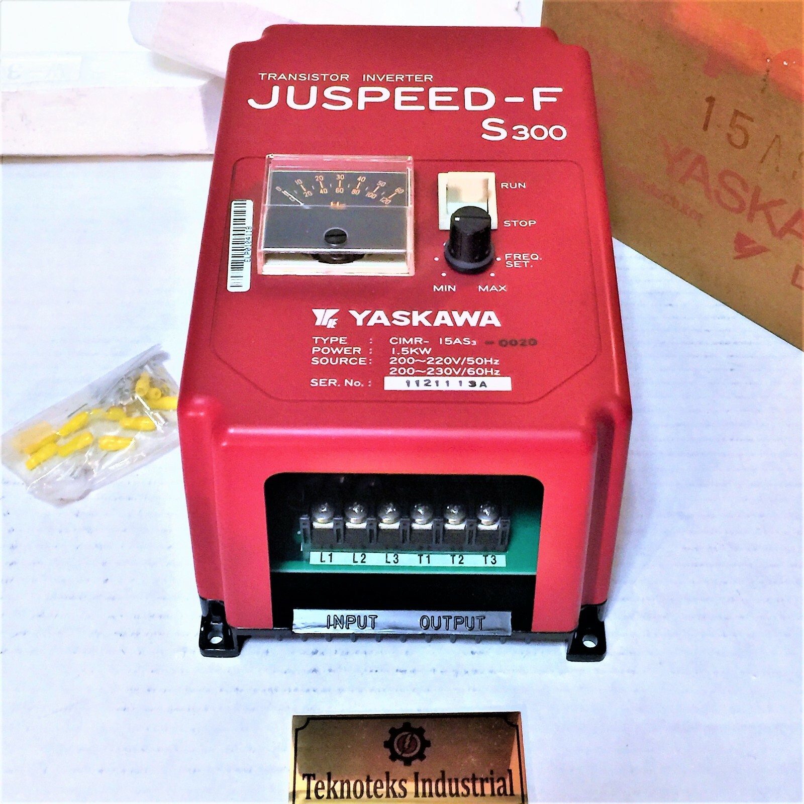 YASKAWA CIMR-15AS3-0020 TRANSISTOR INVENTER / DRIVE
