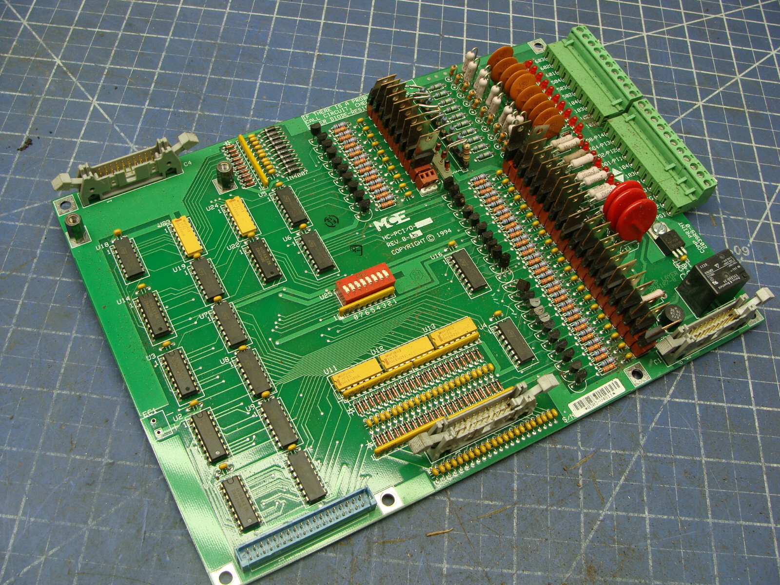 MCE ELEVATOR CIRCUIT BOARD HC-PCI/0 REV 8-B