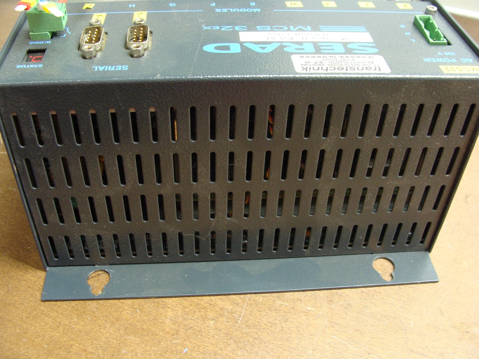 SERAD MCS 32EX MOTION CONTROLLER MODULE CHASSIS WITH 4 SRV 85 MODULES