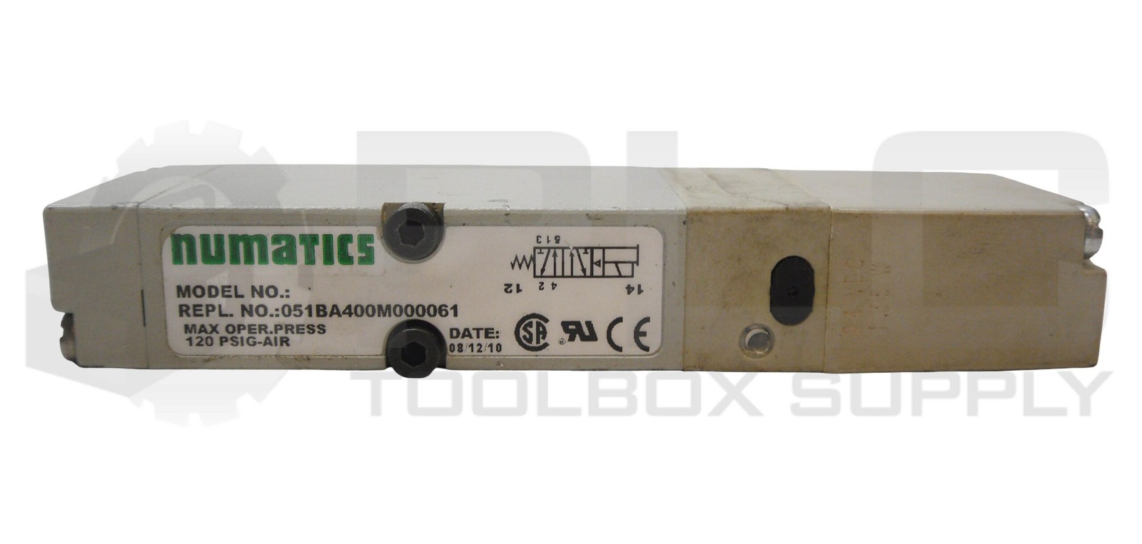 NEW NUMATICS 051BA400M000061 PNEUMATIC SOLENOID VALVE 120PSIG,24VDC, 1.35W