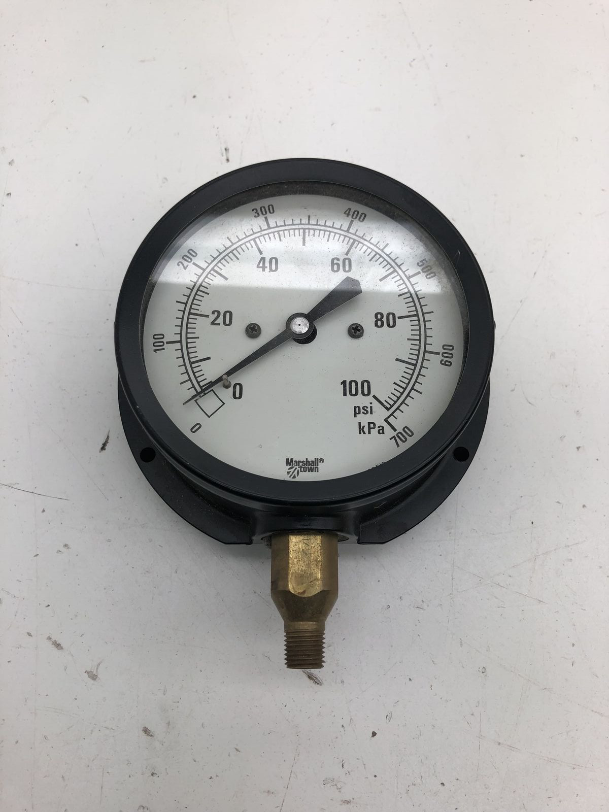 Marshall Town G10375 Gauge Range 0-100 PSI 0-700 kPa