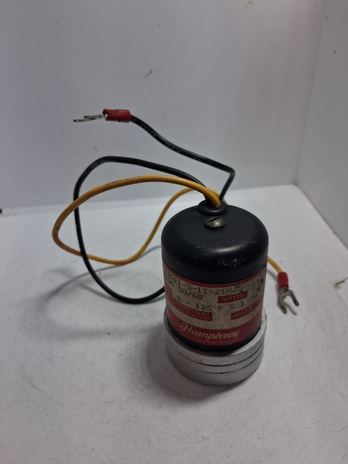 HUMPHREY 125E1-3-11-21-35 SOLENOID VALVE 120V 8W 0-125PSI
