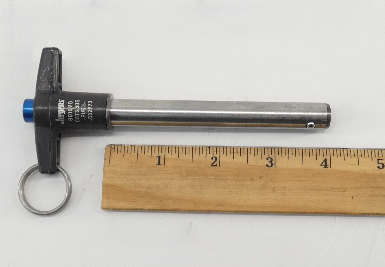 *Lot of 6* Jergens 801090 Push 4″ T-Handle Pin 1/2″ DIA – NEW Surplus!