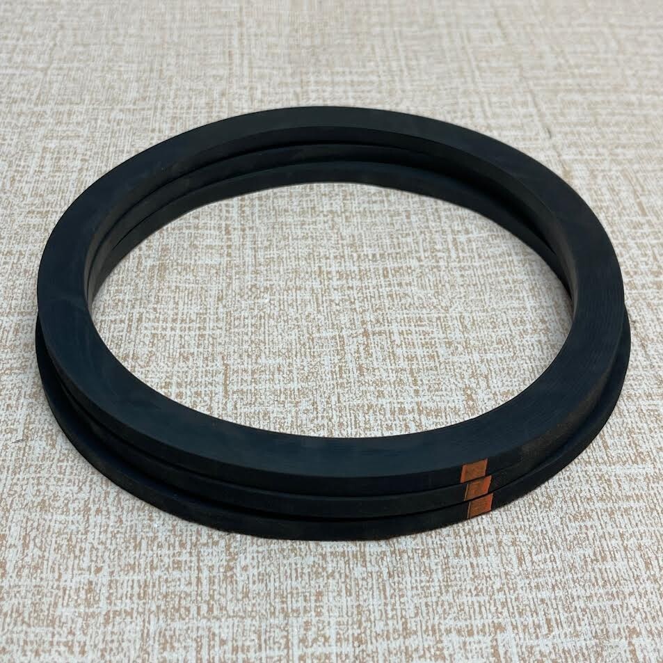 DIXON 600-G-BU Buna-N Cam and Groove Tank Car Gasket PTFE/Buna, 6″ (3) NOS