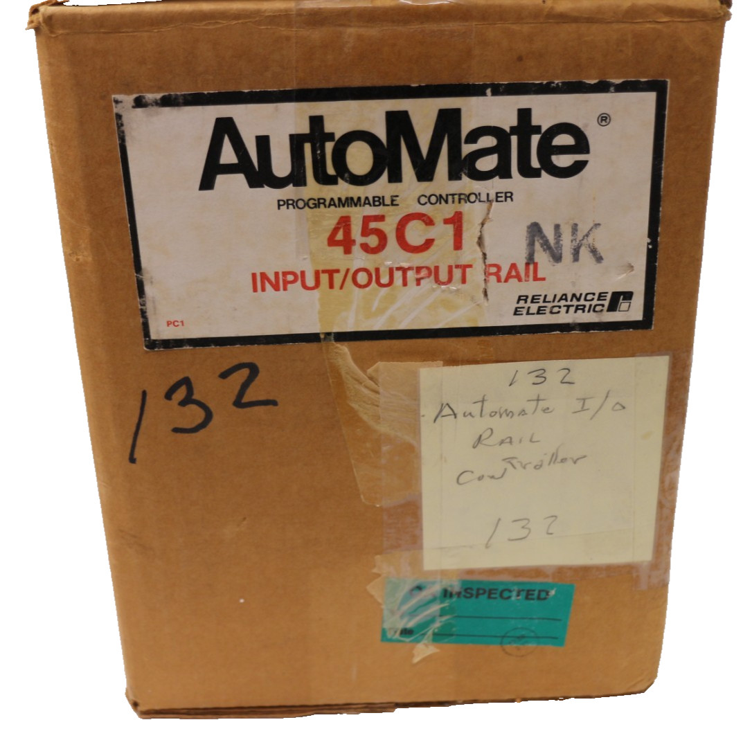 Automate Programmable Controller 45C1 INPUT OUTPUT Rail Mint in Box with Manuals