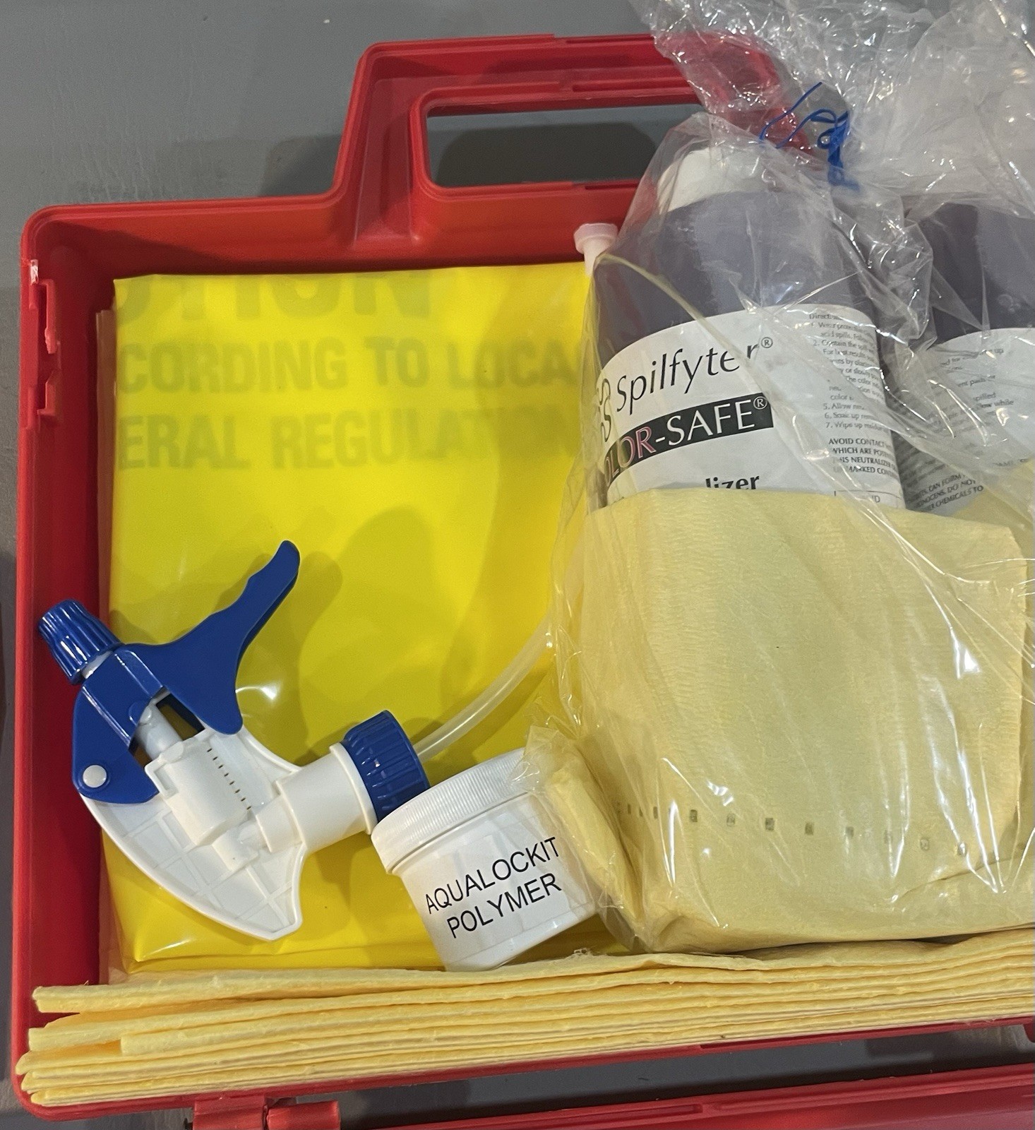 Spilfyter Grab & Go Battery Acid Spill Kit #440133
